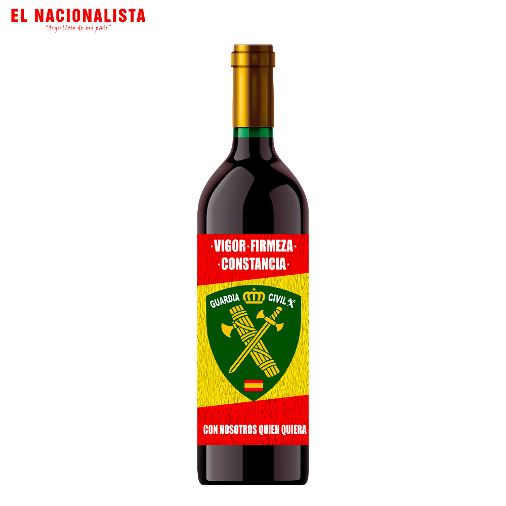Botella de Vino Tinto Guardia Civil – Edición Especial Guardia Civil