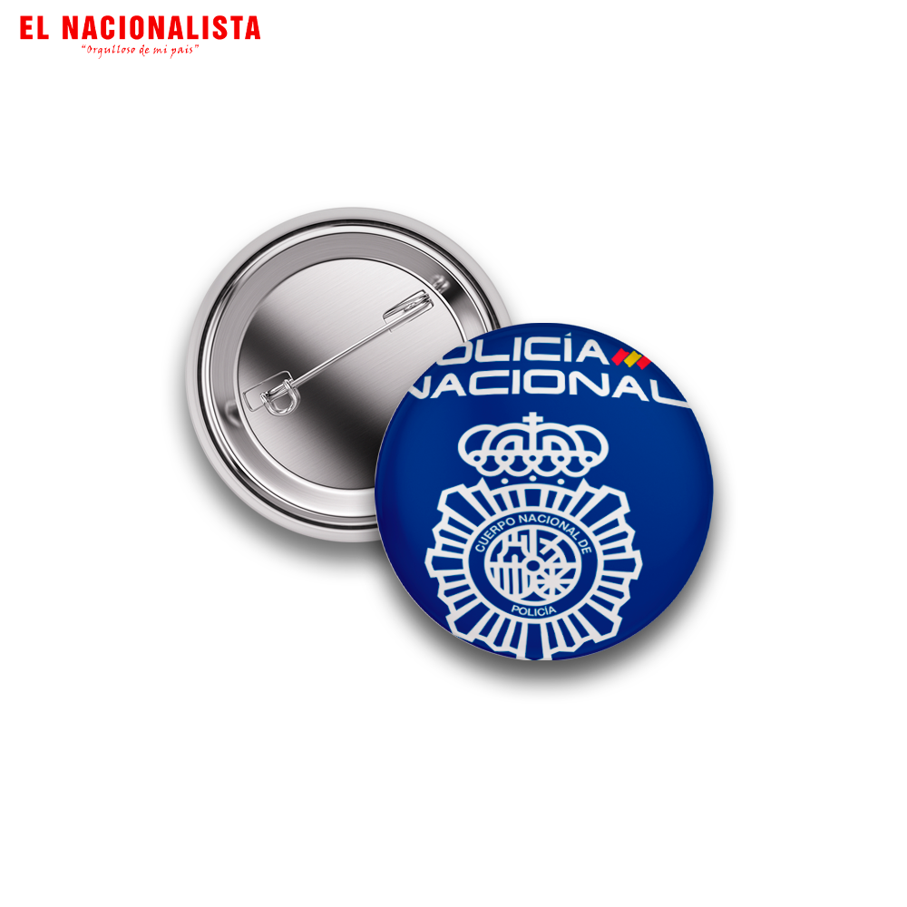 Pin de Solapa Policía Nacional – Insignia Metálica con Emblema de la Policía Nacional