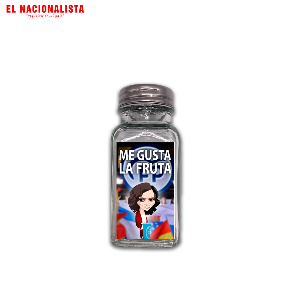 Salero de Cristal Me gusta la Fruta – Dispensador de Sal Me gusta la Fruta