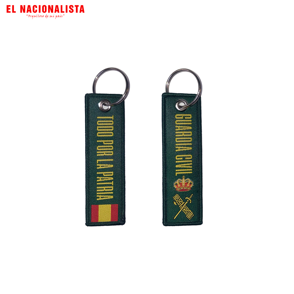 Llavero Largo Guardia Civil – Todo por la Patria