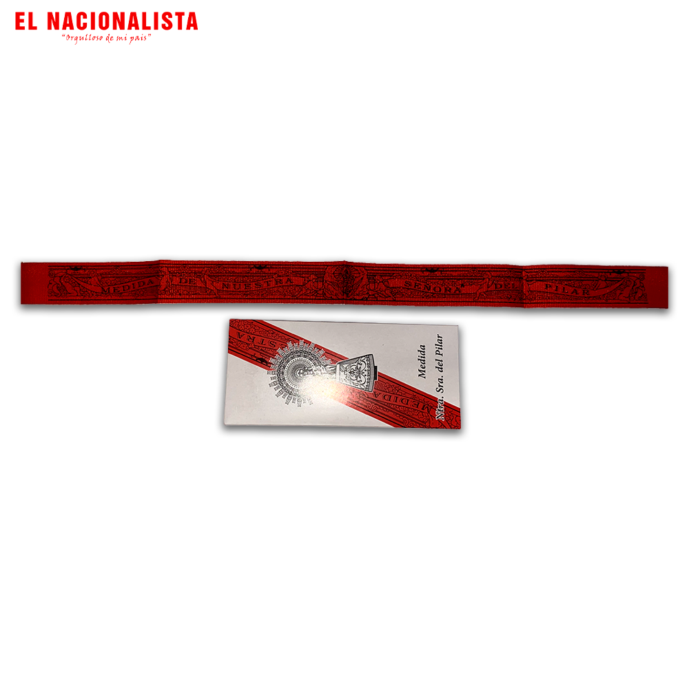 Pulsera Bordada Madrid – Roja Intenso