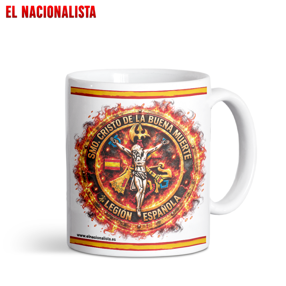 Taza Cristo de la Buena Muerte Legión Española