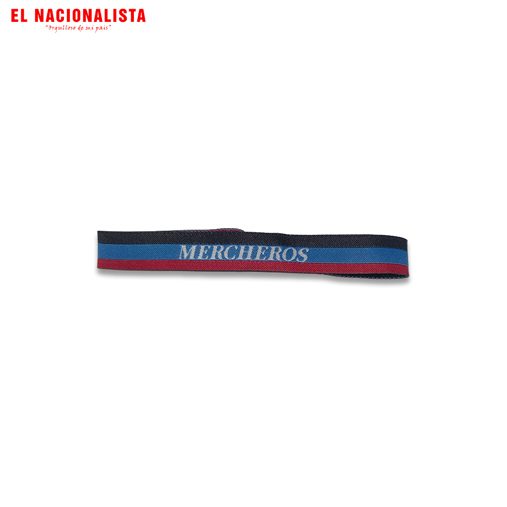 Pulsera Mercheros - Bandera Merchera Bordada