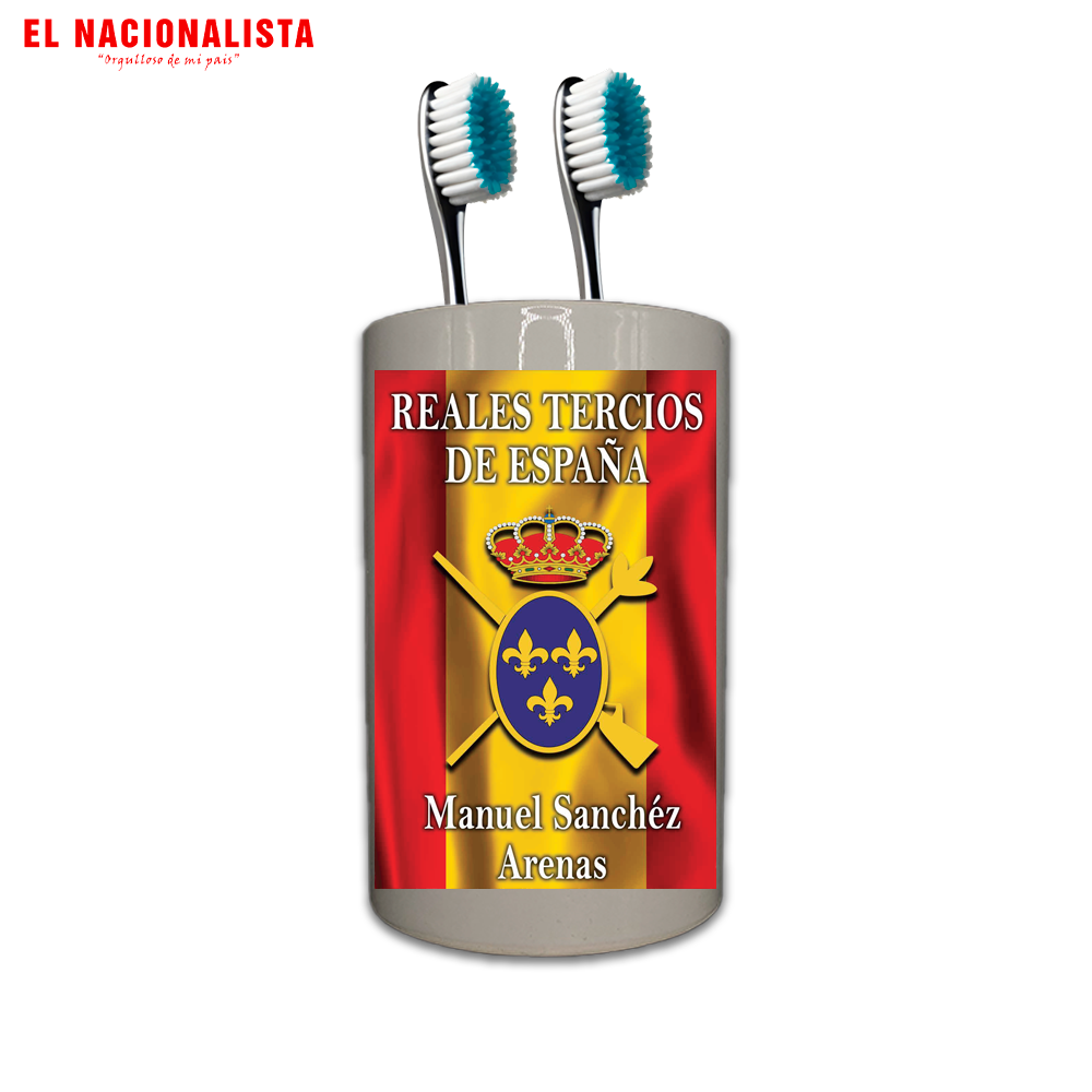 Bote para Cepillos de Dientes Tercios de España – Organizador de Baño Tercios de España