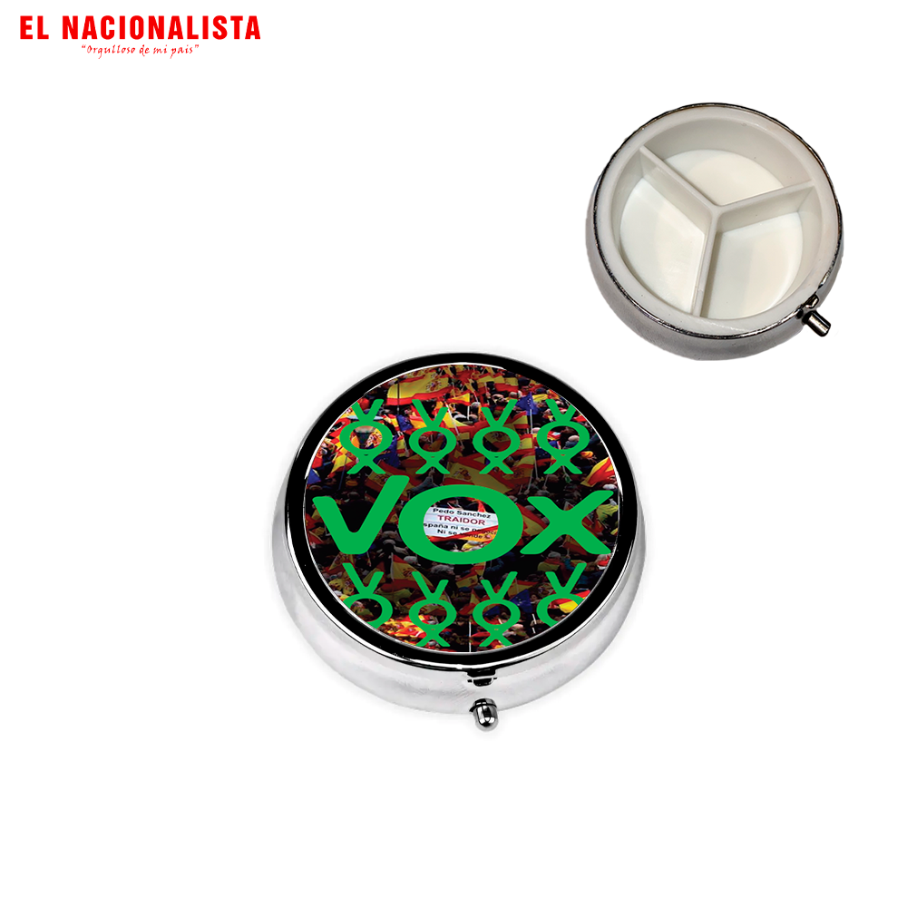Pastillero Redondo Vox con muchos Vox – Práctico y Original Vox con muchos Vox