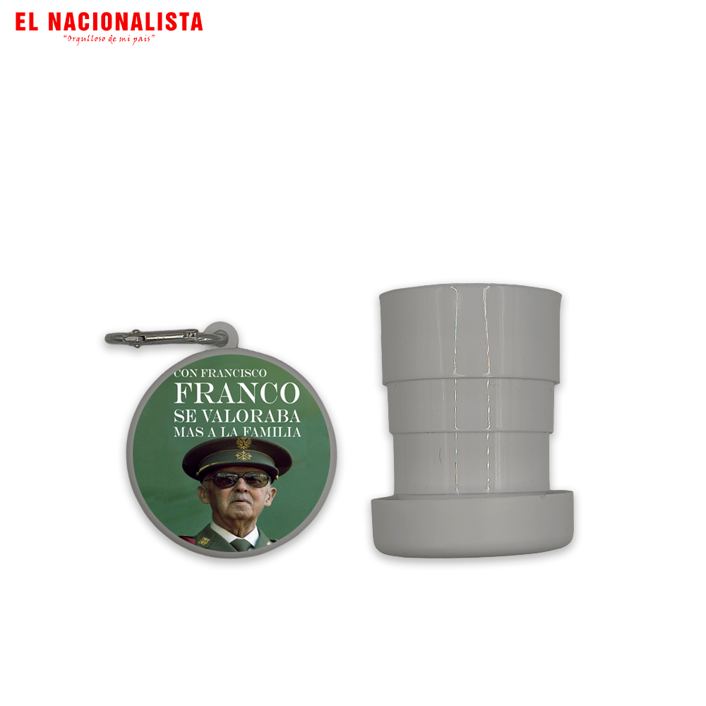 Vaso Portatil Con Francisco Franco se valoraba la Familia
