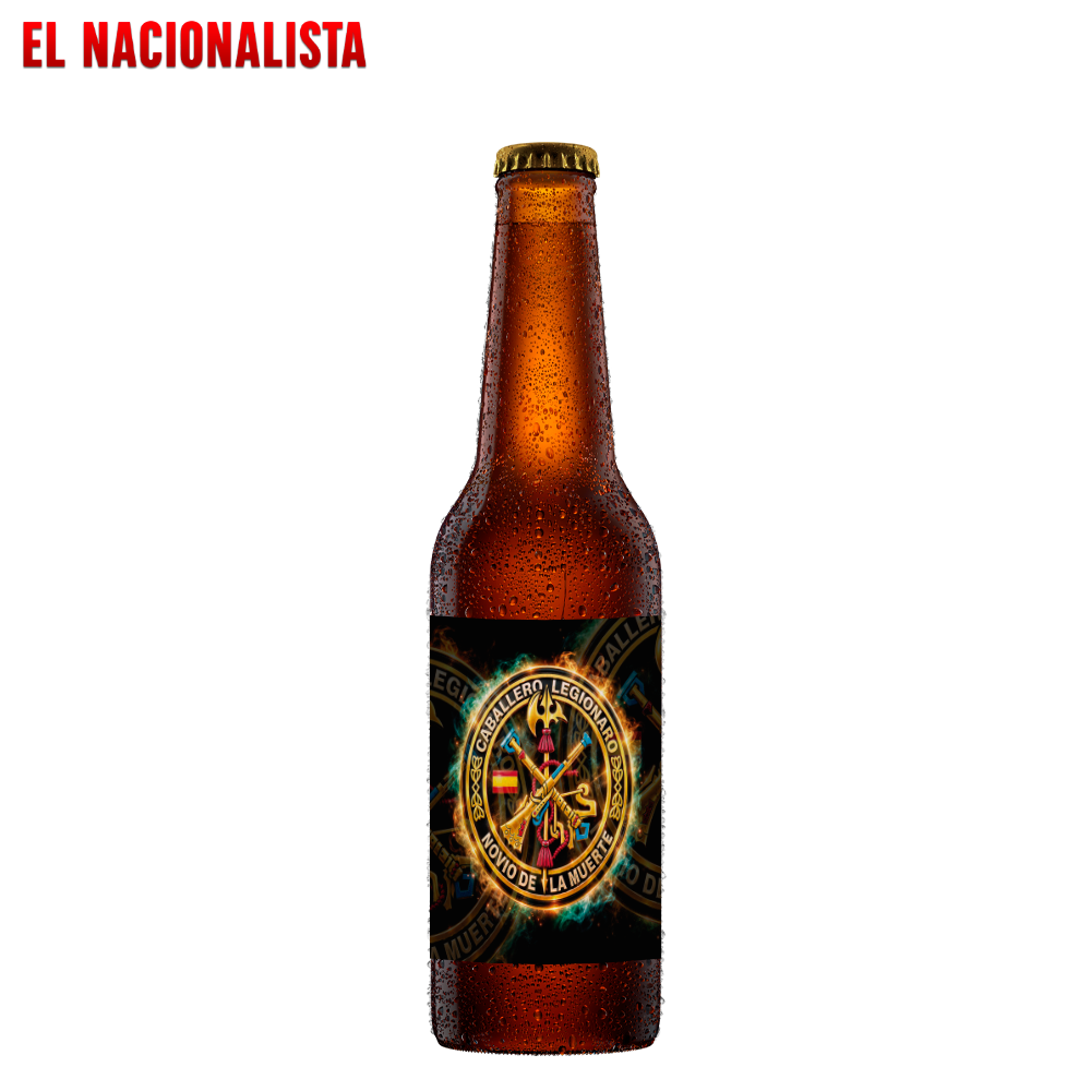 Cerveza Caballero Legionario Novio de la Muerte