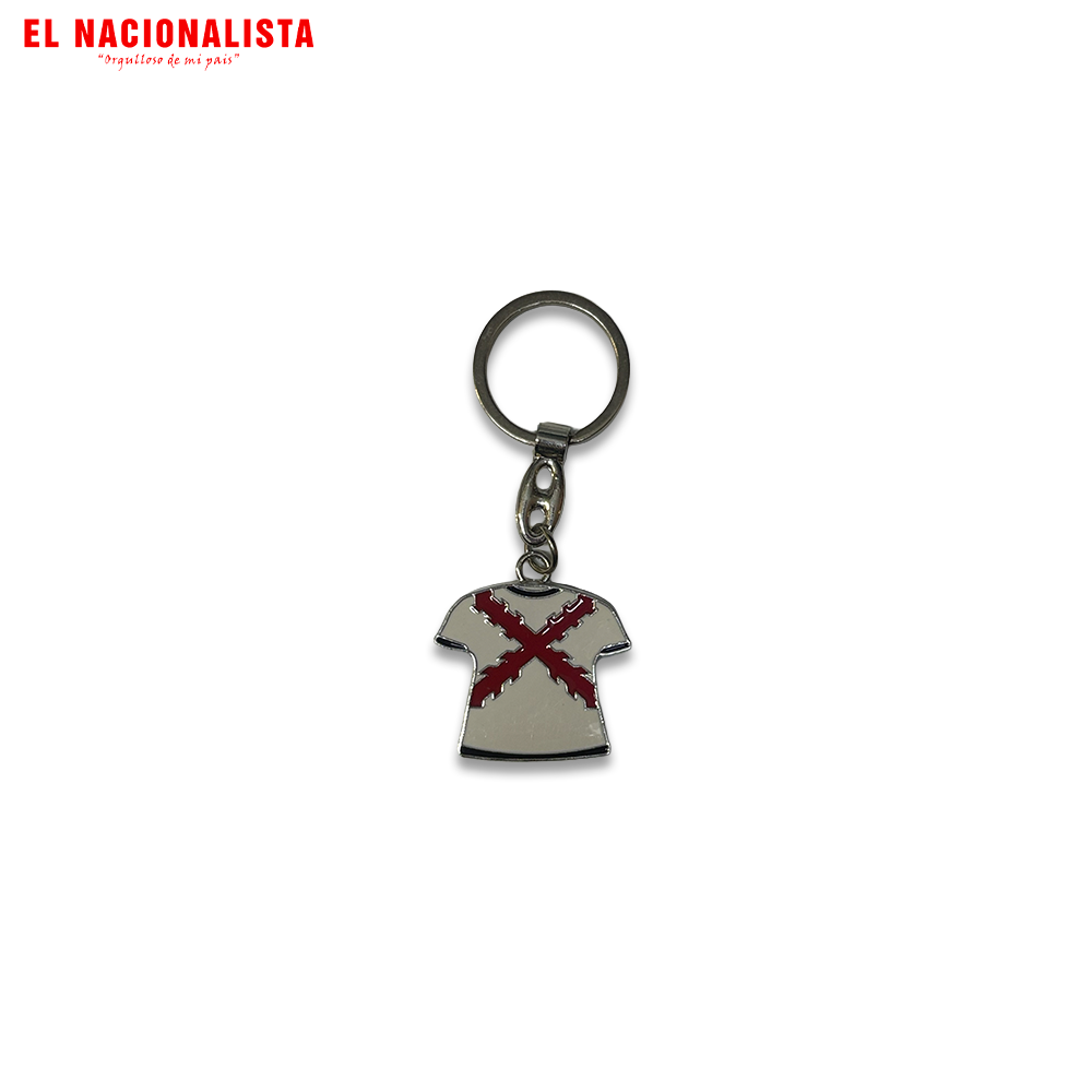 Llavero Plateado Camiseta Cruz de Borgoña – Tercios de España