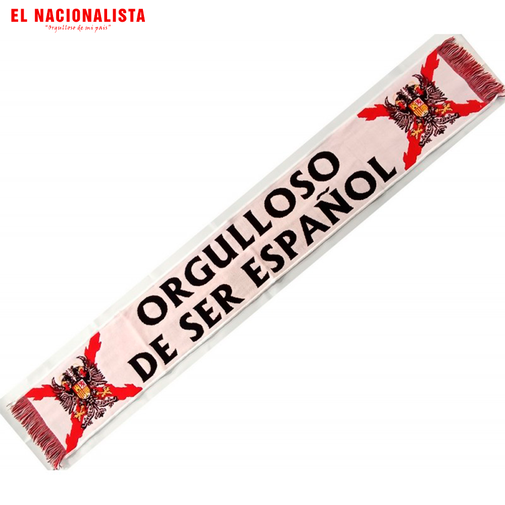 Bufanda "Orgulloso de ser español"