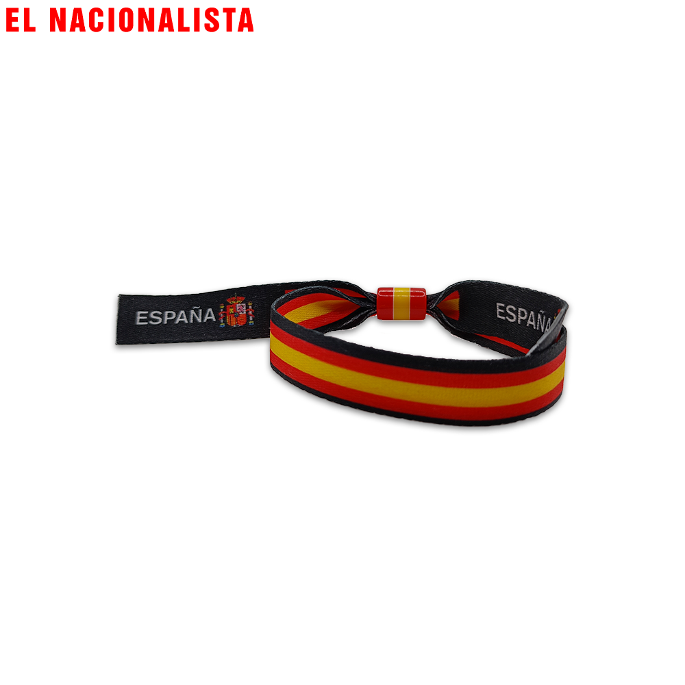 Pulsera España Bandera Negra – Escudo y Bandera