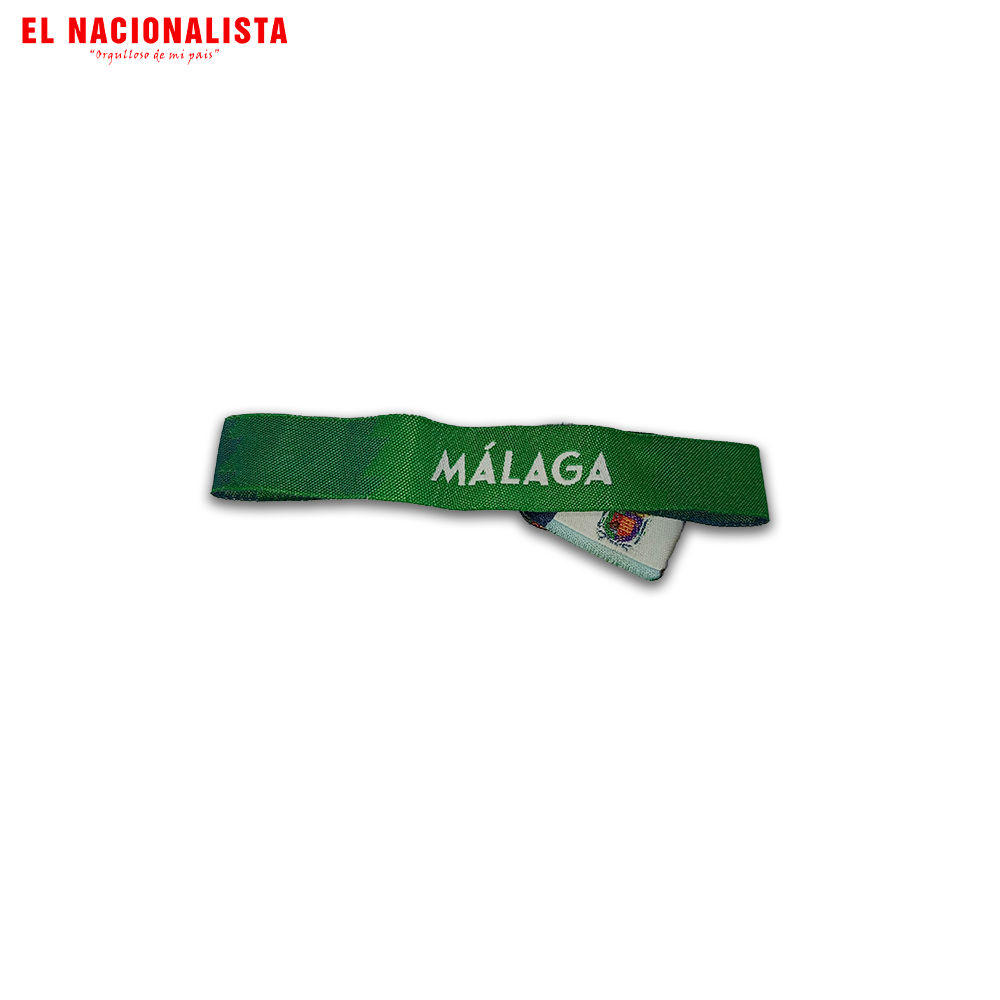 Pulsera Verde Málaga – Recuerdo de España