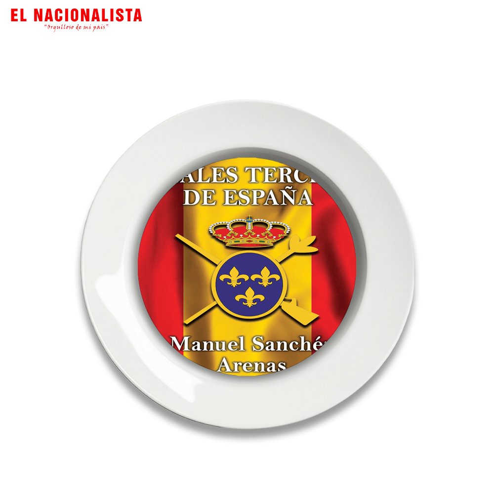 Plato Decorativo Tercios de España – Plato de Cerámica Tercios de España