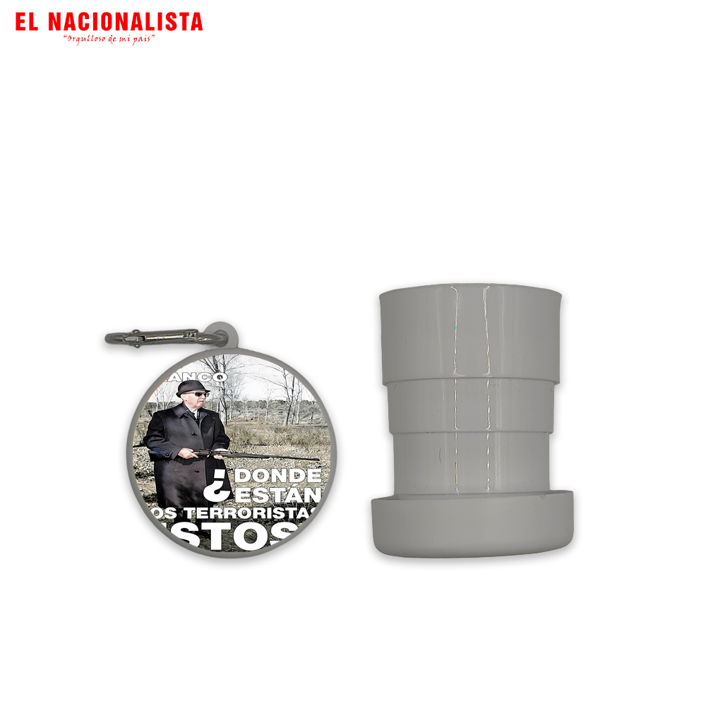 Vaso Portátil Soy Franco donde están los Terroristas – Tu Bebida Siempre a Mano Soy Franco donde están los Terroristas
