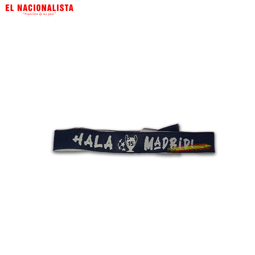 Pulsera Hala Madrid 15 – Champions Azul