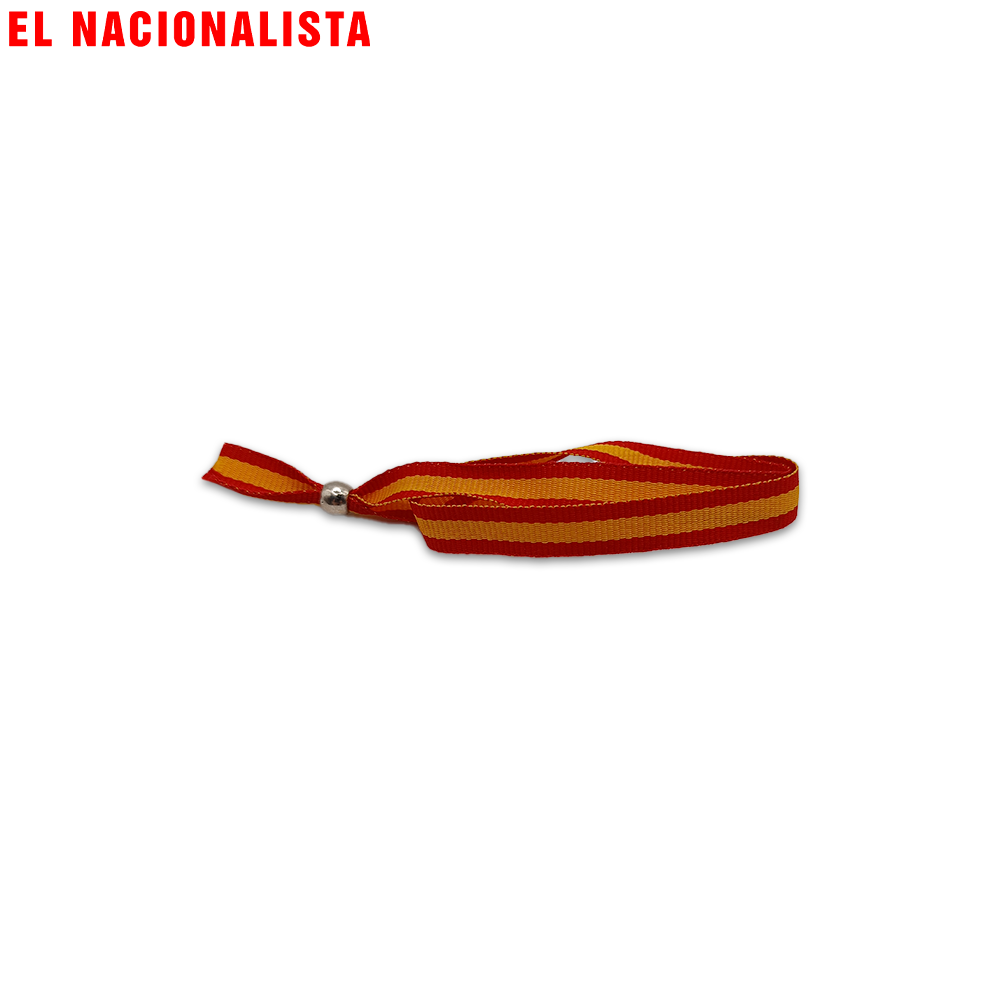 Pulsera Bandera España – Roja Ancha Lisa