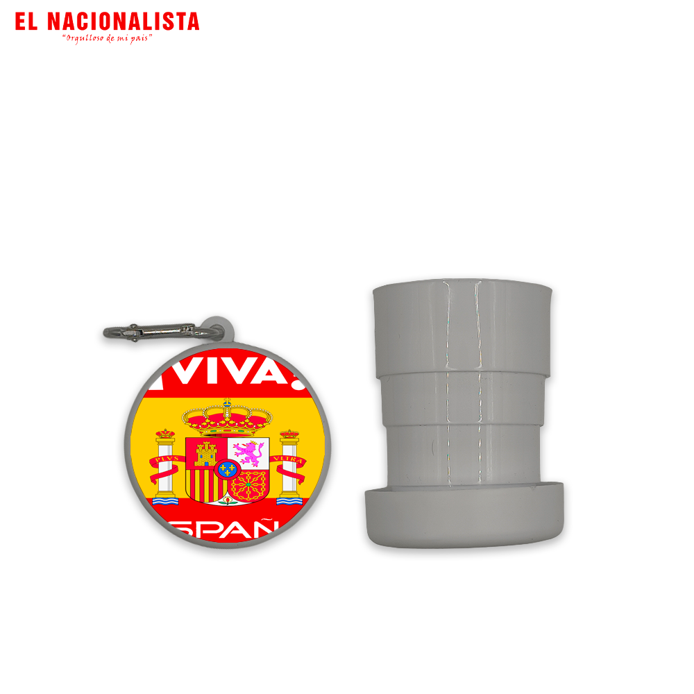 Vaso Portátil Viva España bandera – Tu Bebida Siempre a Mano Viva España bandera