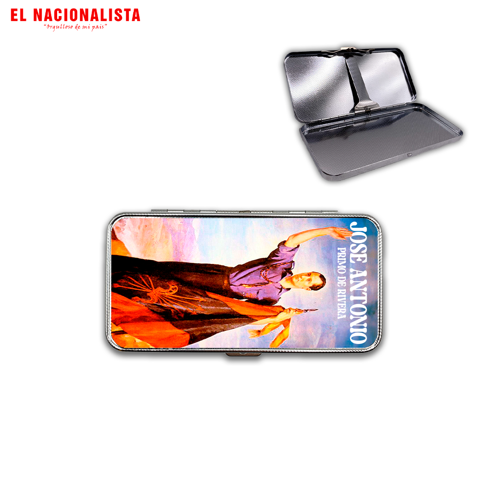 Pitillera Metálica Jose Antonio Primo de Rivera – Estuche de Bolsillo Jose Antonio Primo de Rivera