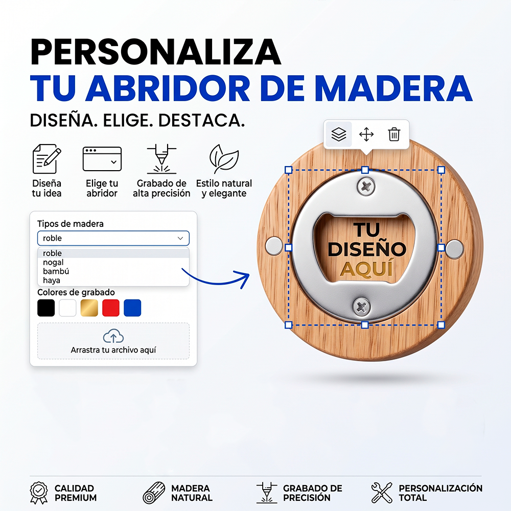 Abridor de Cerveza Personalizable