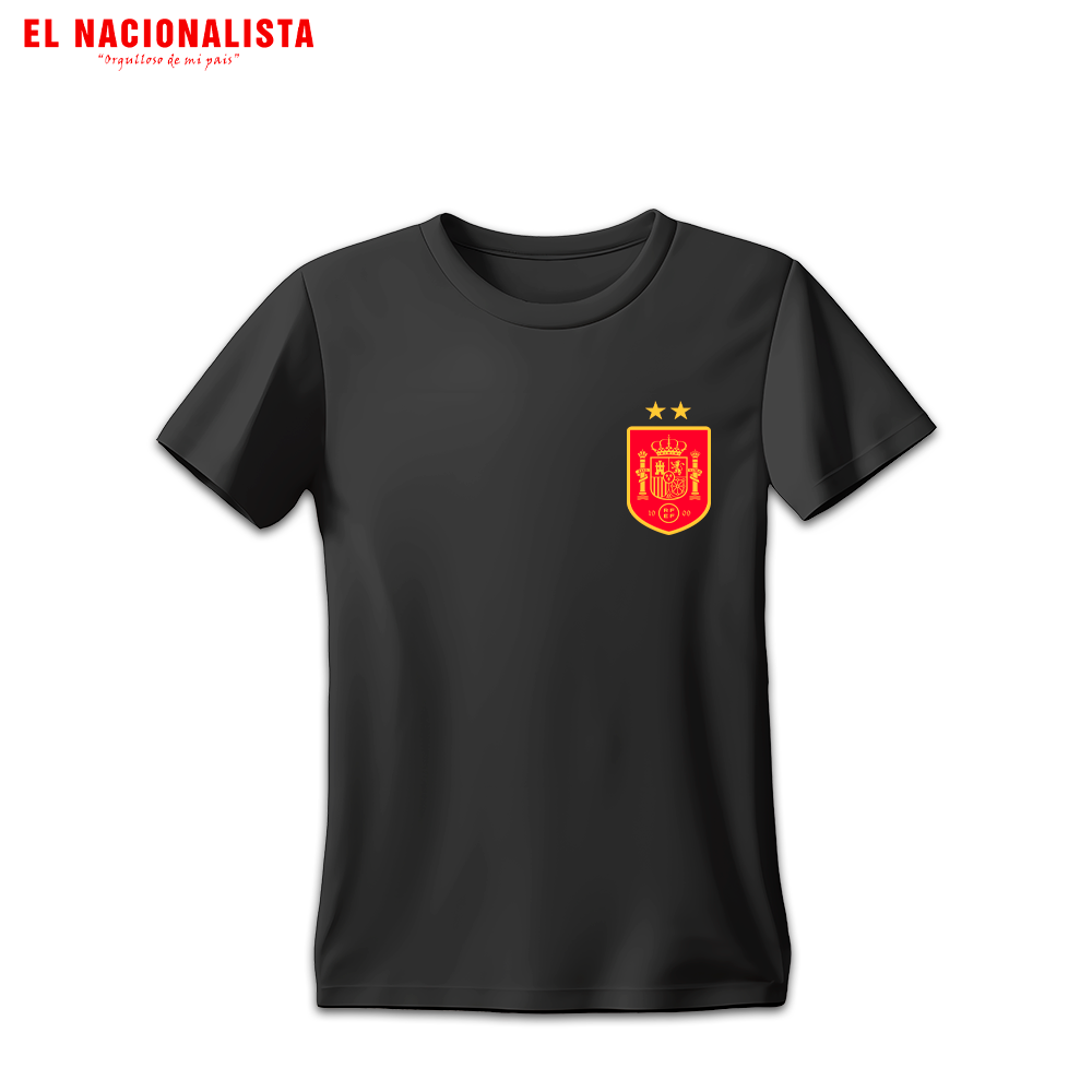 Camiseta Escudo RFEF 2 Estrellas Seleccion Espanola