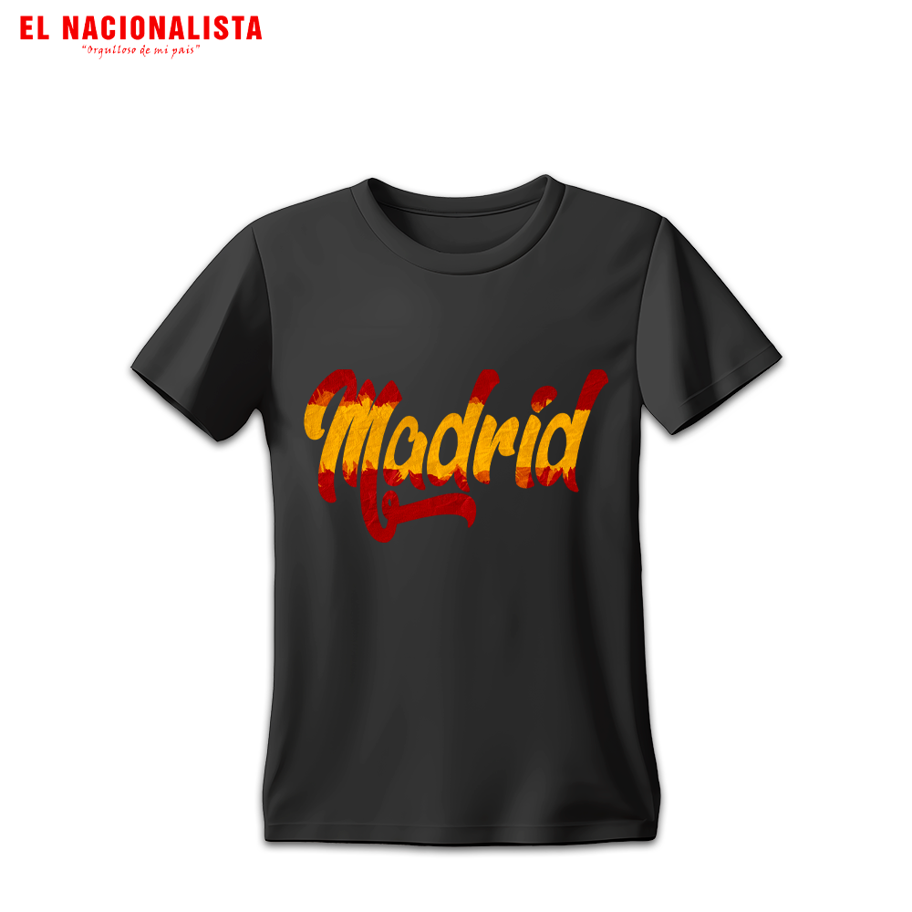Camiseta "Madrid con colores de España"