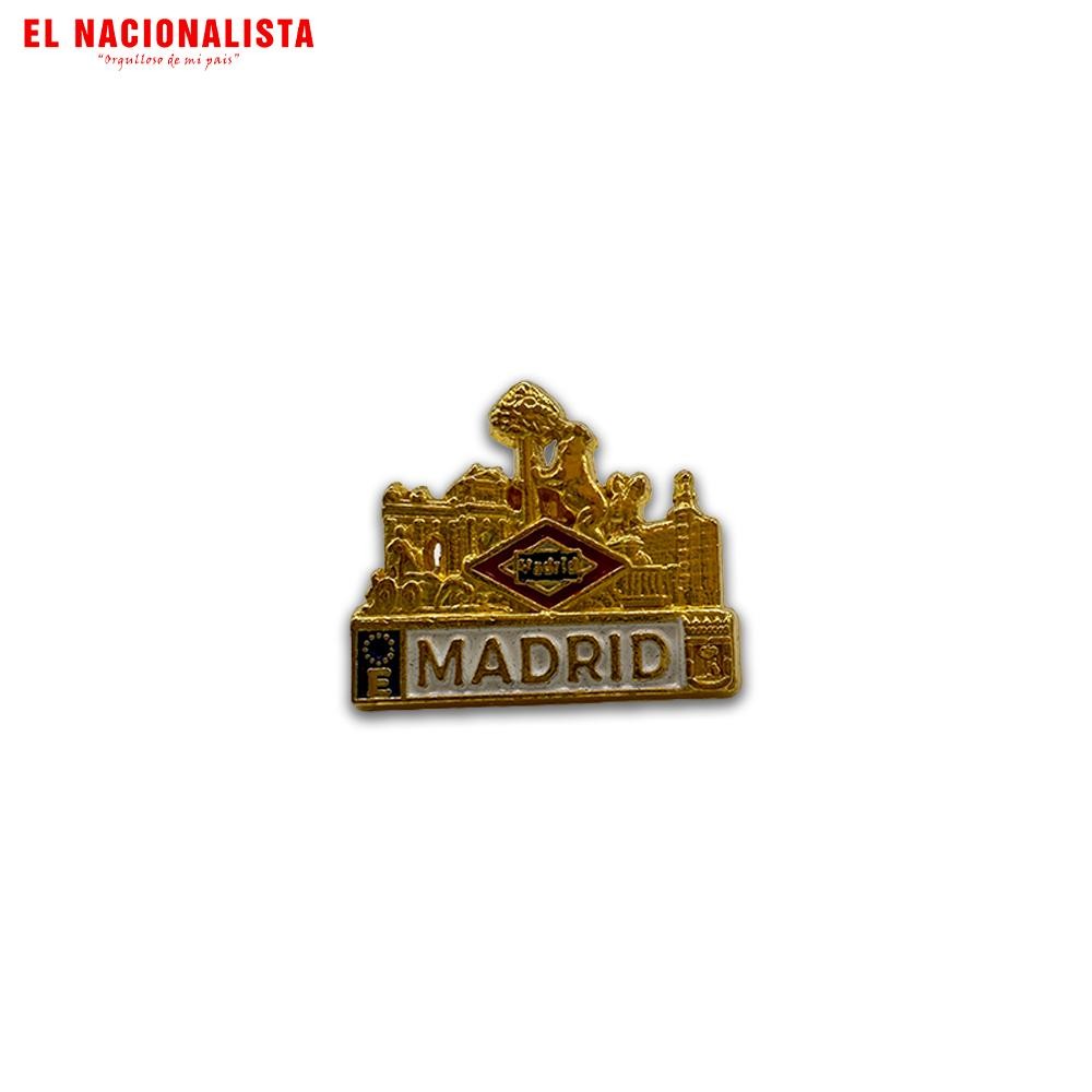 Pin Madrid Panorámico – Monumentos Dorado