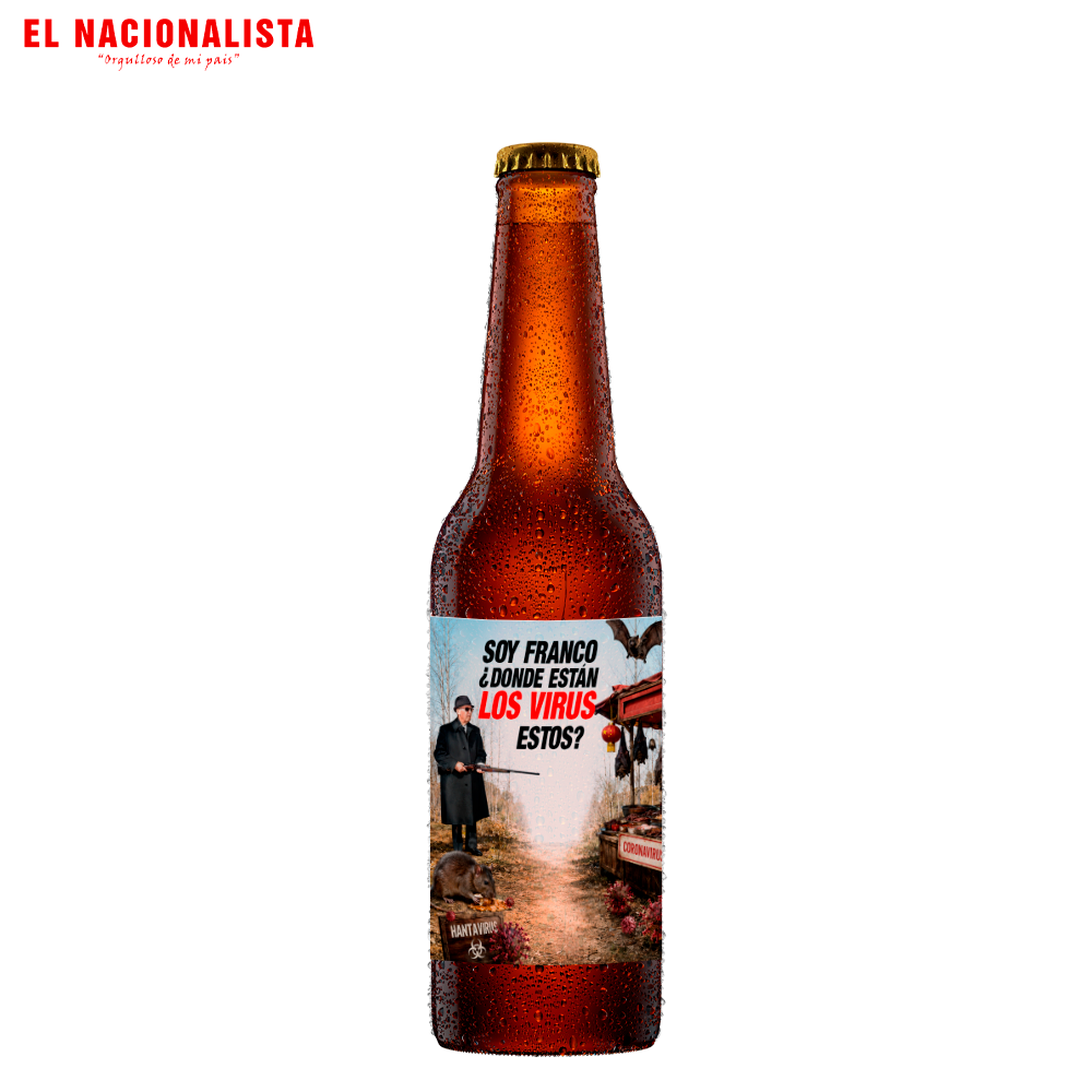 Cerveza Artesanal con QR Interactivo – Soy franco, ¿donde están los virus estos?