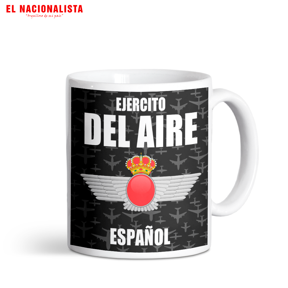 Taza de Cerámica Ejército del Aire Español – Mug con Emblema del Ejército del Aire