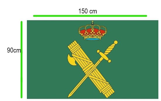 Bandera: Bandera de la Guardia Civil