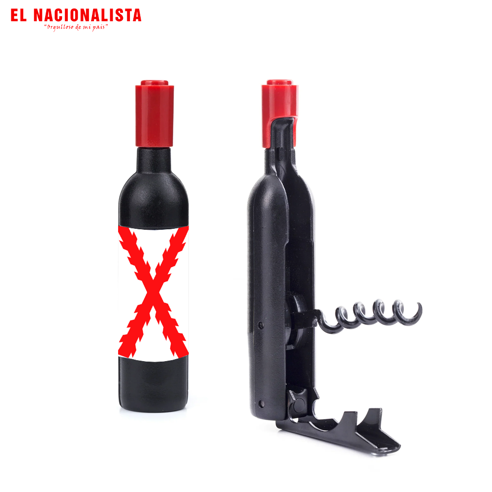 Sacacorchos con Forma de Botella Soy Facha – Abridor de Vinos Orgulloso de mi País