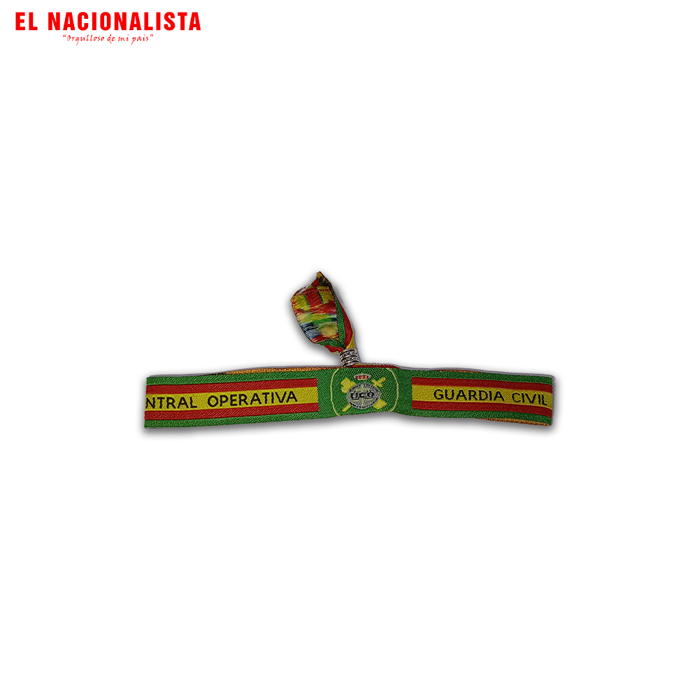 Pulsera Guardia Civil Central Operativa – Verde Bandera