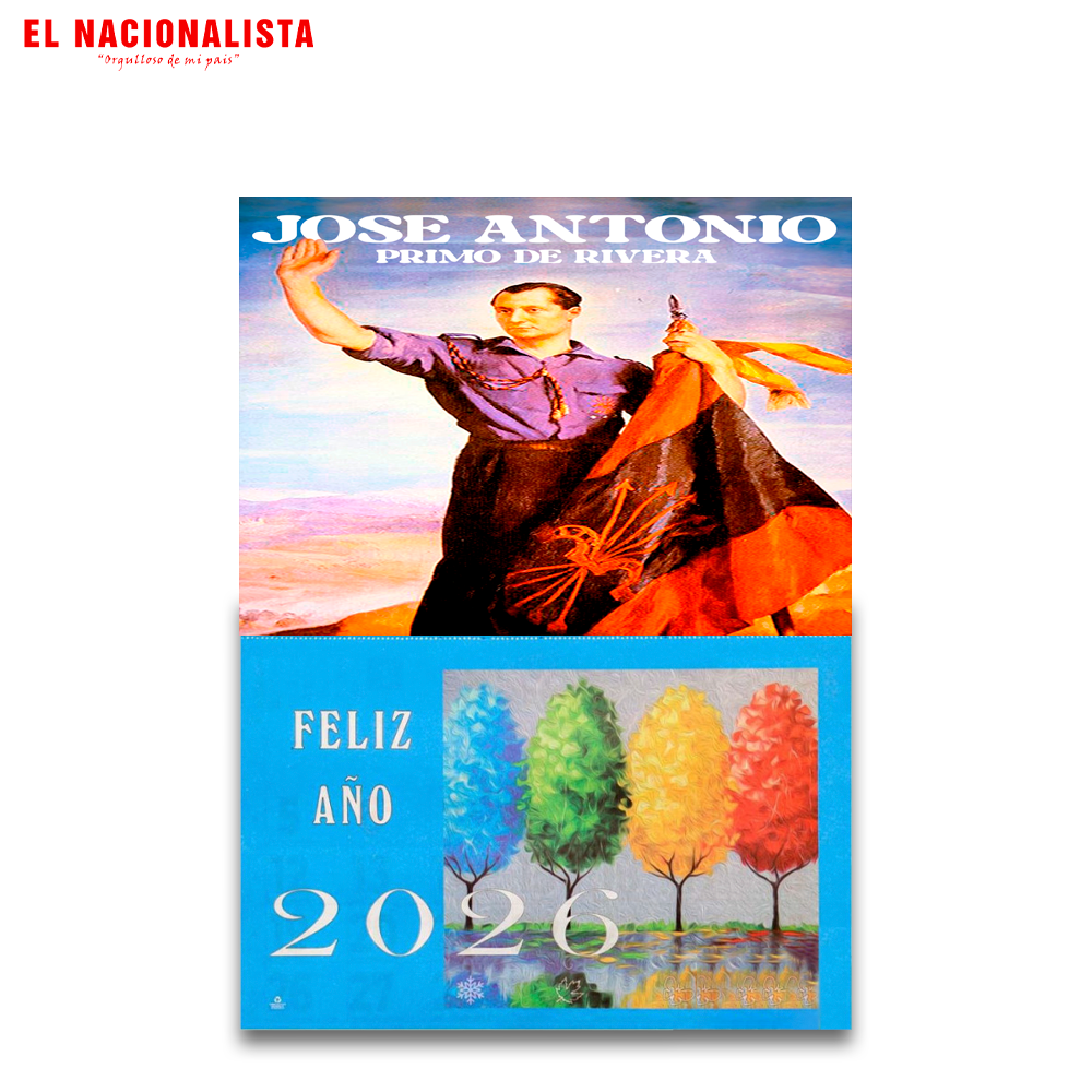 Calendario 2026 Jose Antonio Primo de Rivera – Planificador Anual Jose Antonio Primo de Rivera