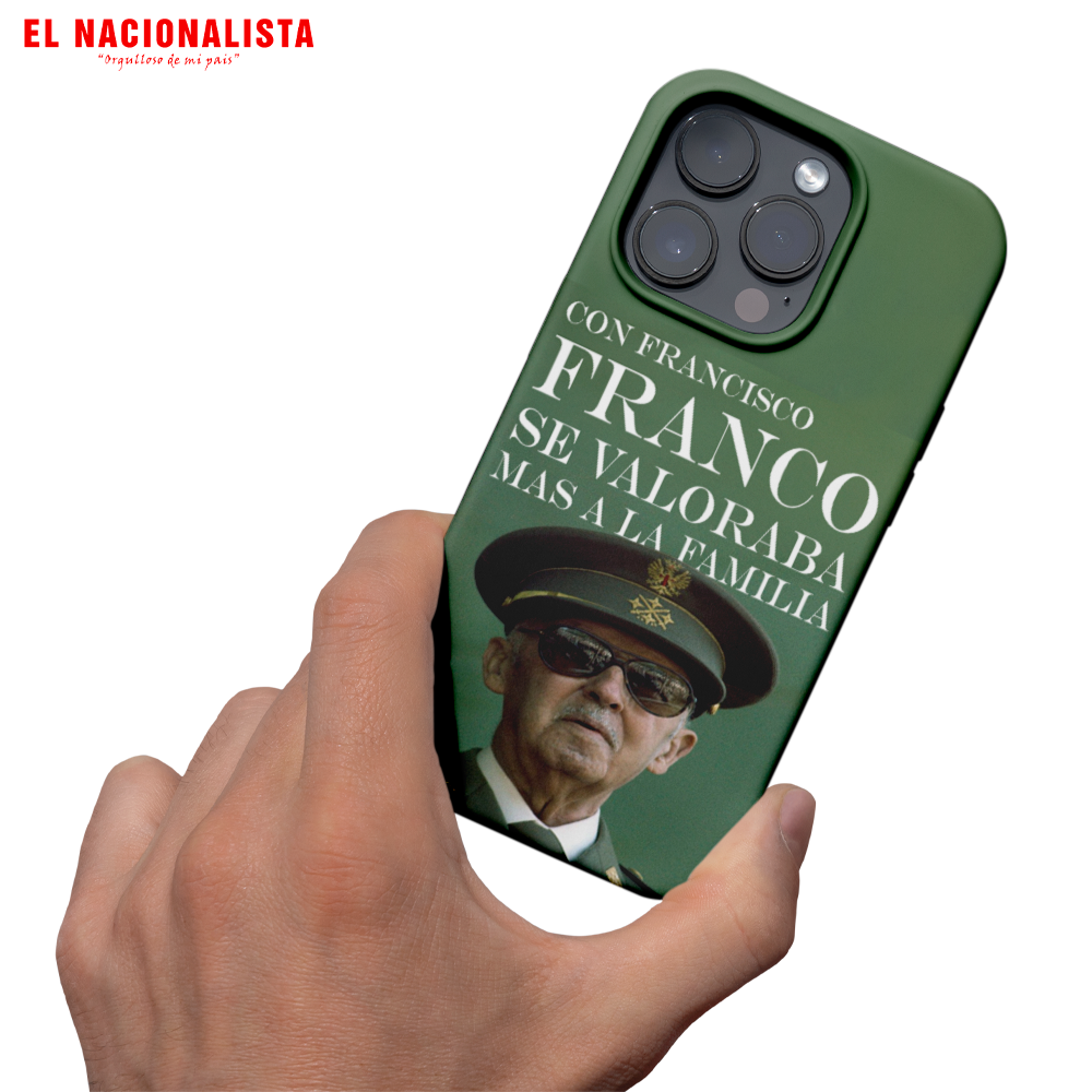 Funda Movil Con Francisco Franco se valoraba la Familia