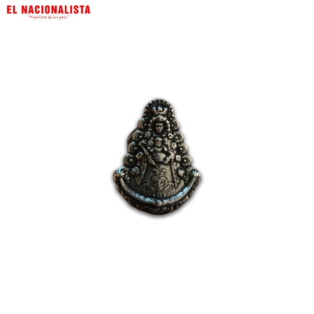 Pin Virgen del Rocío Plateado – Blanca Paloma