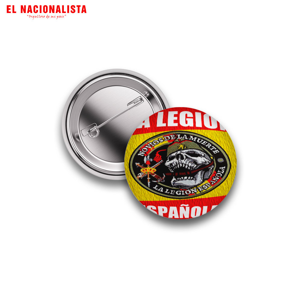 Pin de Solapa Legión Española Novios de la Muerte – Insignia Metálica con Emblema Legionario