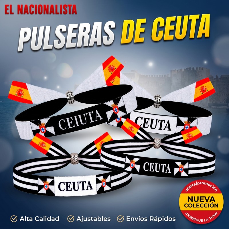 Pack de Pulseras Tejidas Ceuta – Edición Especial El Nacionalista