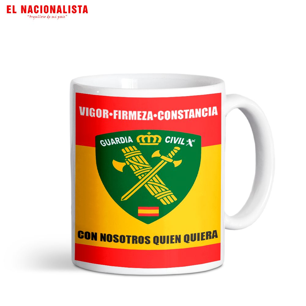 Taza de Cerámica Guardia Civil España – Mug con Emblema de la Guardia Civil
