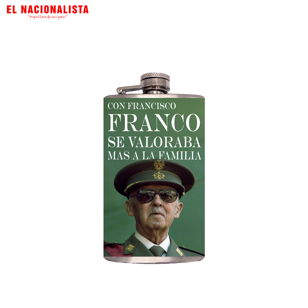 Petaca Con Francisco Franco se valoraba la Familia