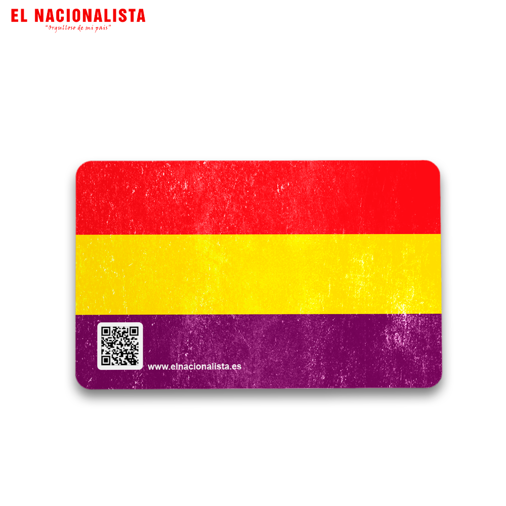 Imán Cuadrado Bandera Republicana