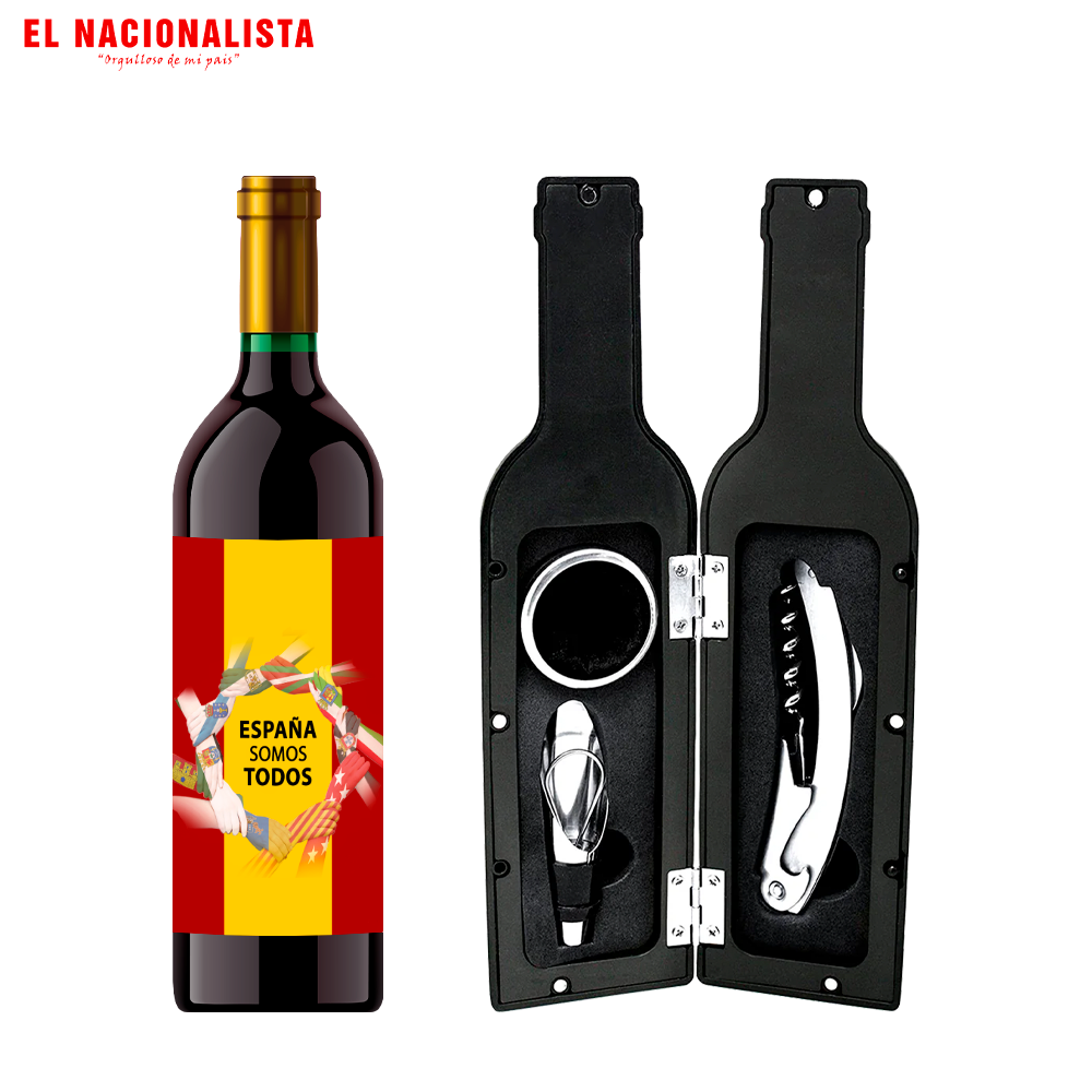 Kit Sacacorchos España somos todos – Abre con Clase España somos todos