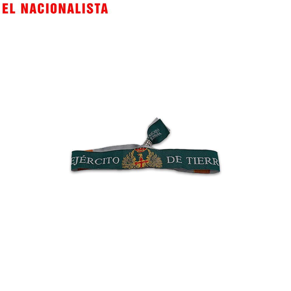 Pulsera Ejército de Tierra – Verde con Emblema