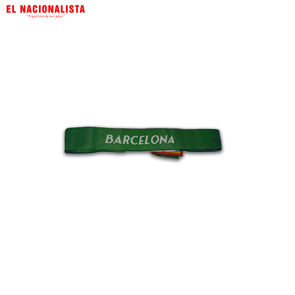 Pulsera Verde Barcelona – Recuerdo de España