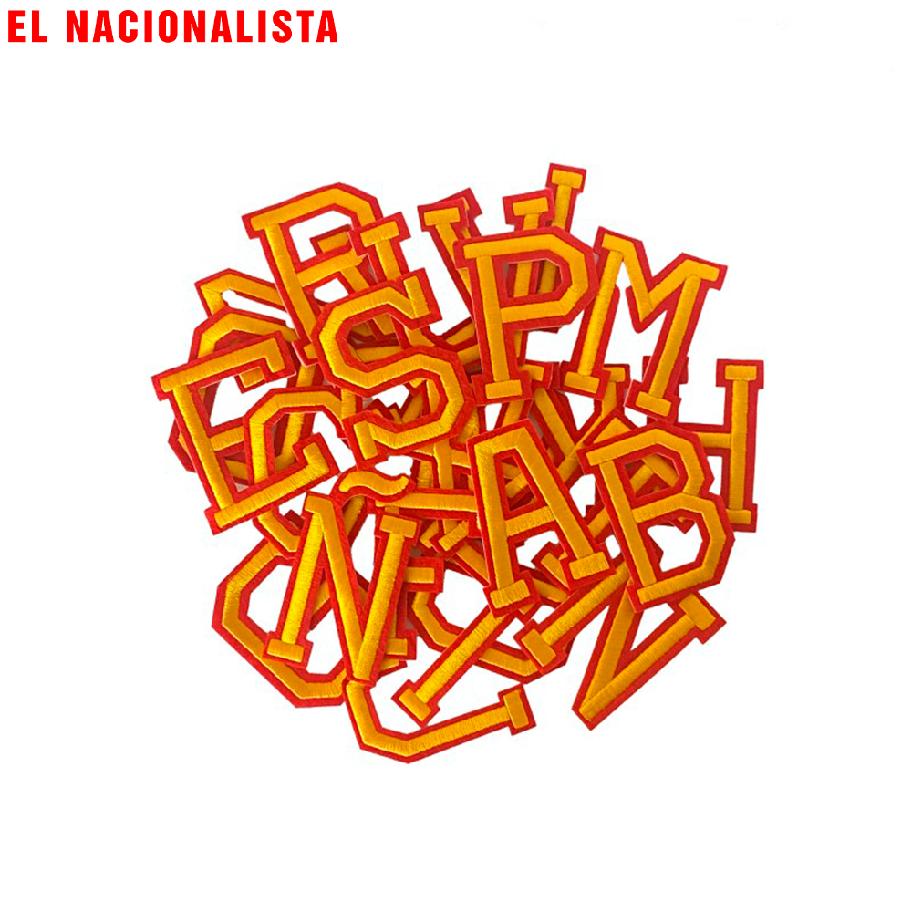 Pack de Letras del Abecedario de Siliciona Patrióticas de España