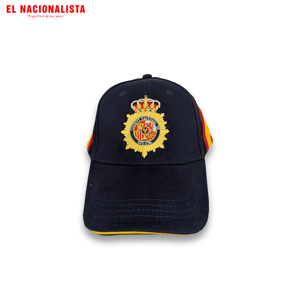Gorra de la Policía Nacional Bordada – Gorra Táctica CNP con Bandera de España