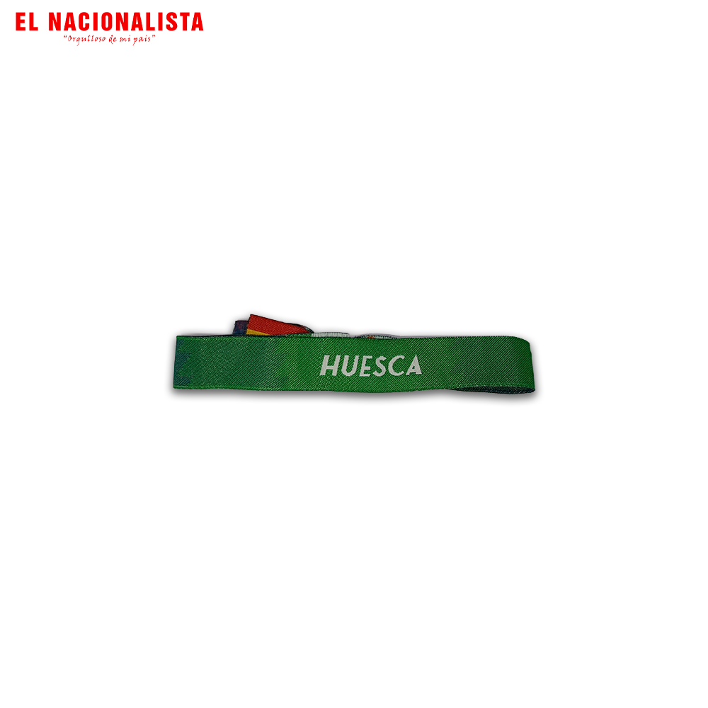 Pulsera Verde Huesca – Recuerdo de España