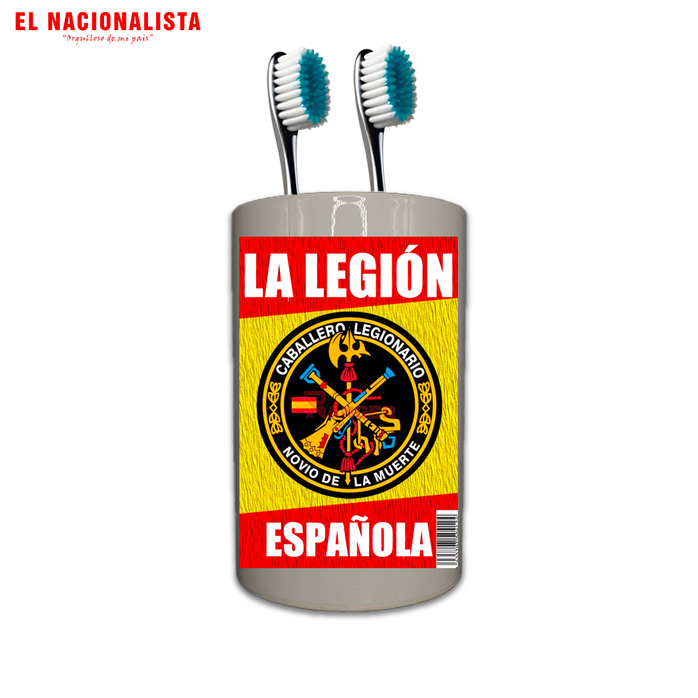 Bote para Cepillos Caballero Legionario
