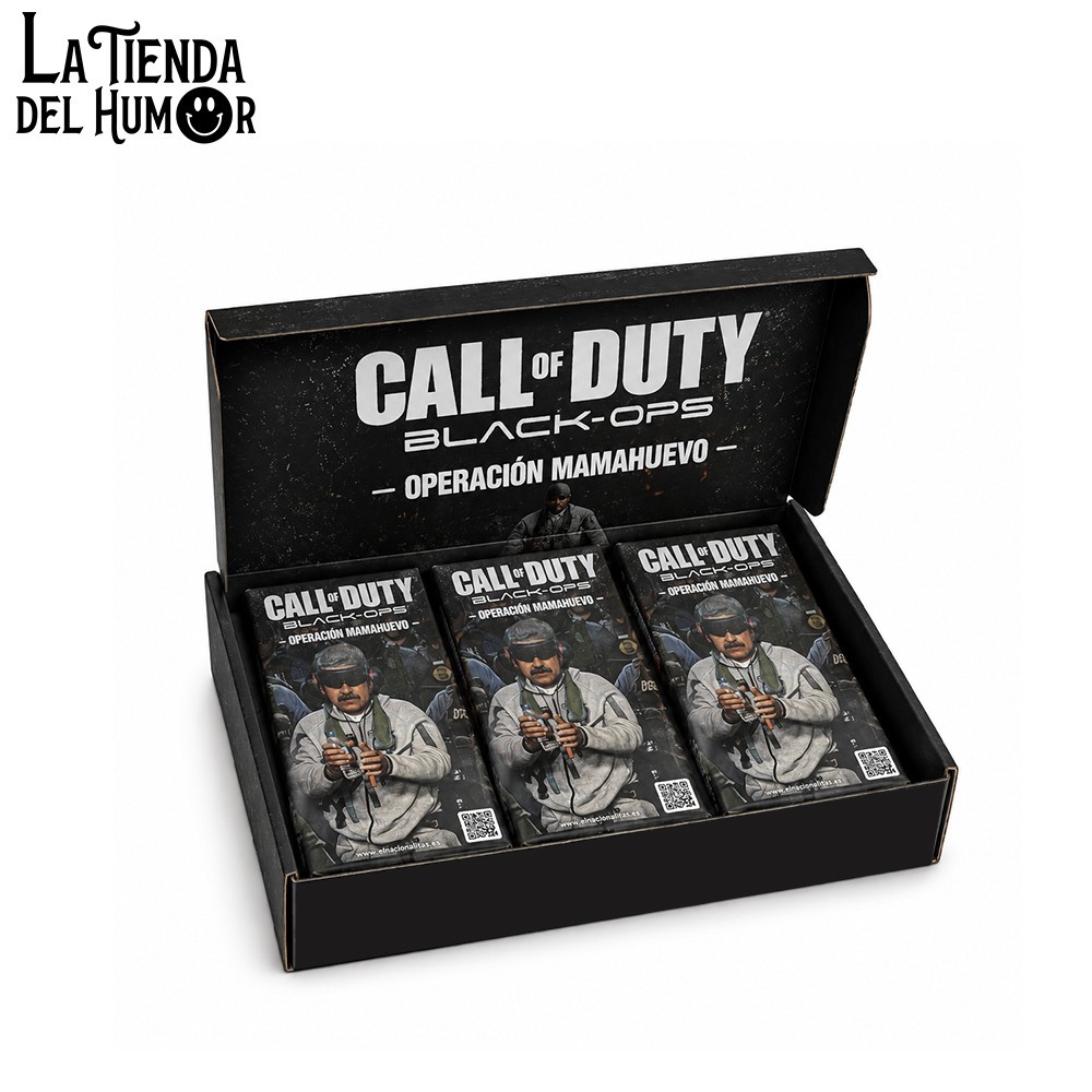 Expositor Caja 20 Chocolates Operación Mamahuevo