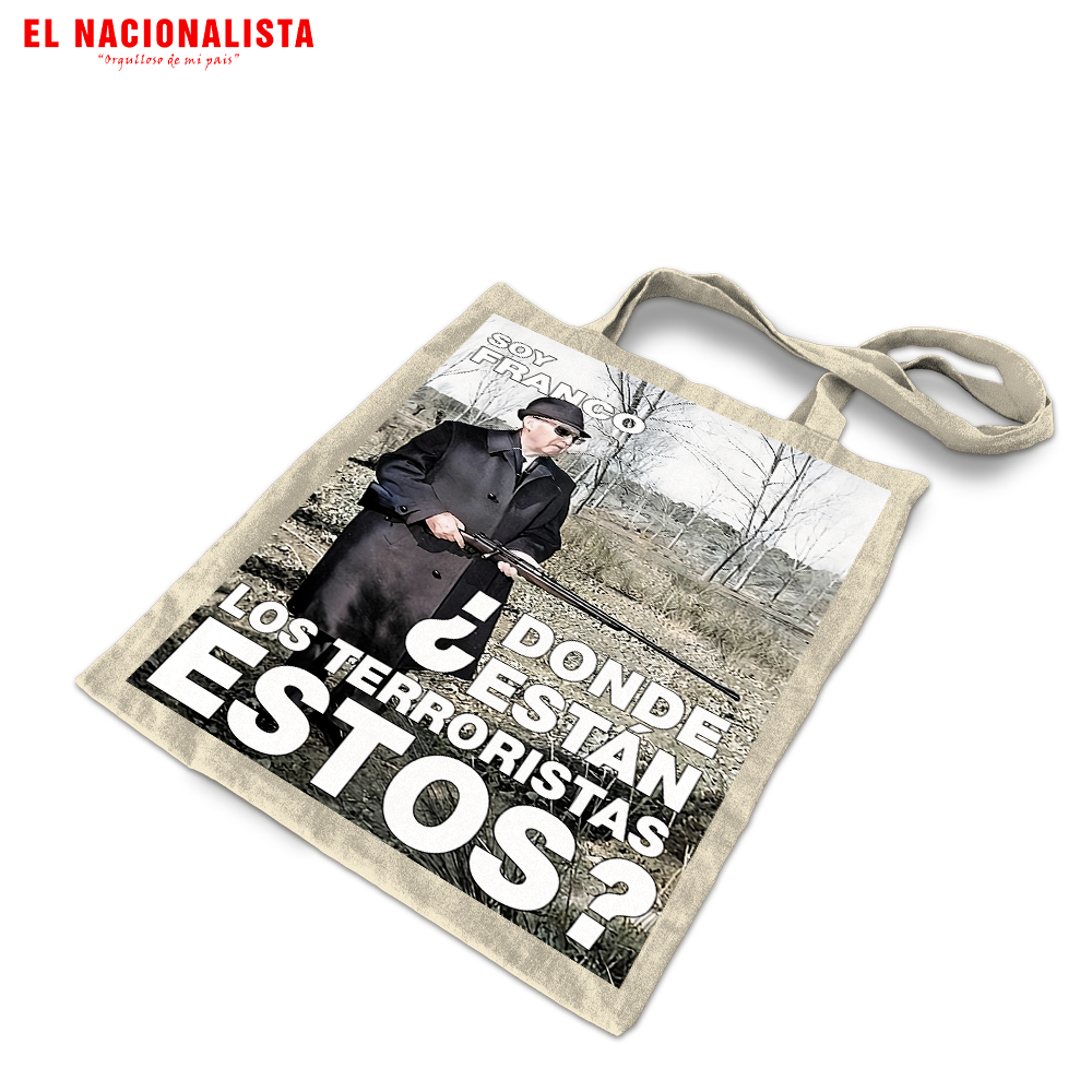 Bolsa Soy Franco donde están los Terroristas – Lleva tu Estilo a Todas Partes Soy Franco donde están los Terroristas