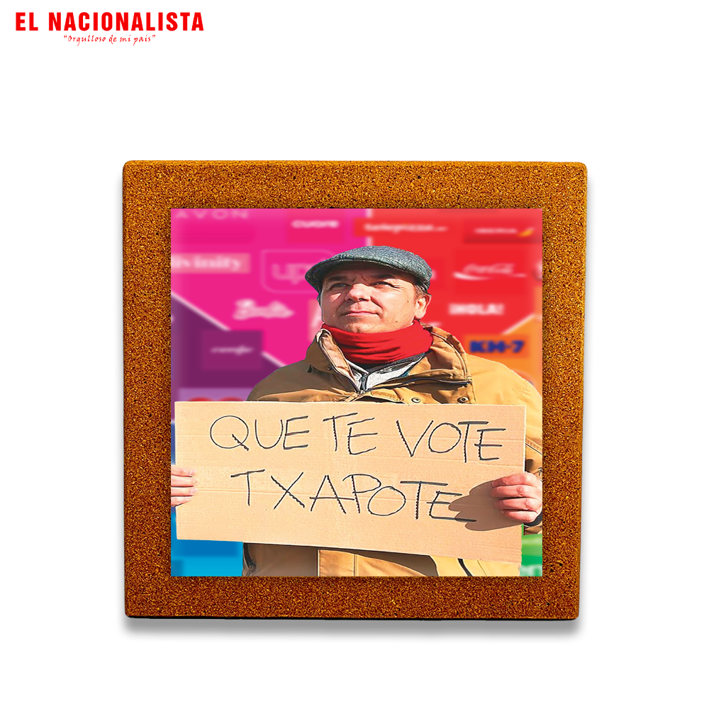 Baldosa Decorativa Que te vote Txapote – Arte para tu Hogar Que te vote Txapote