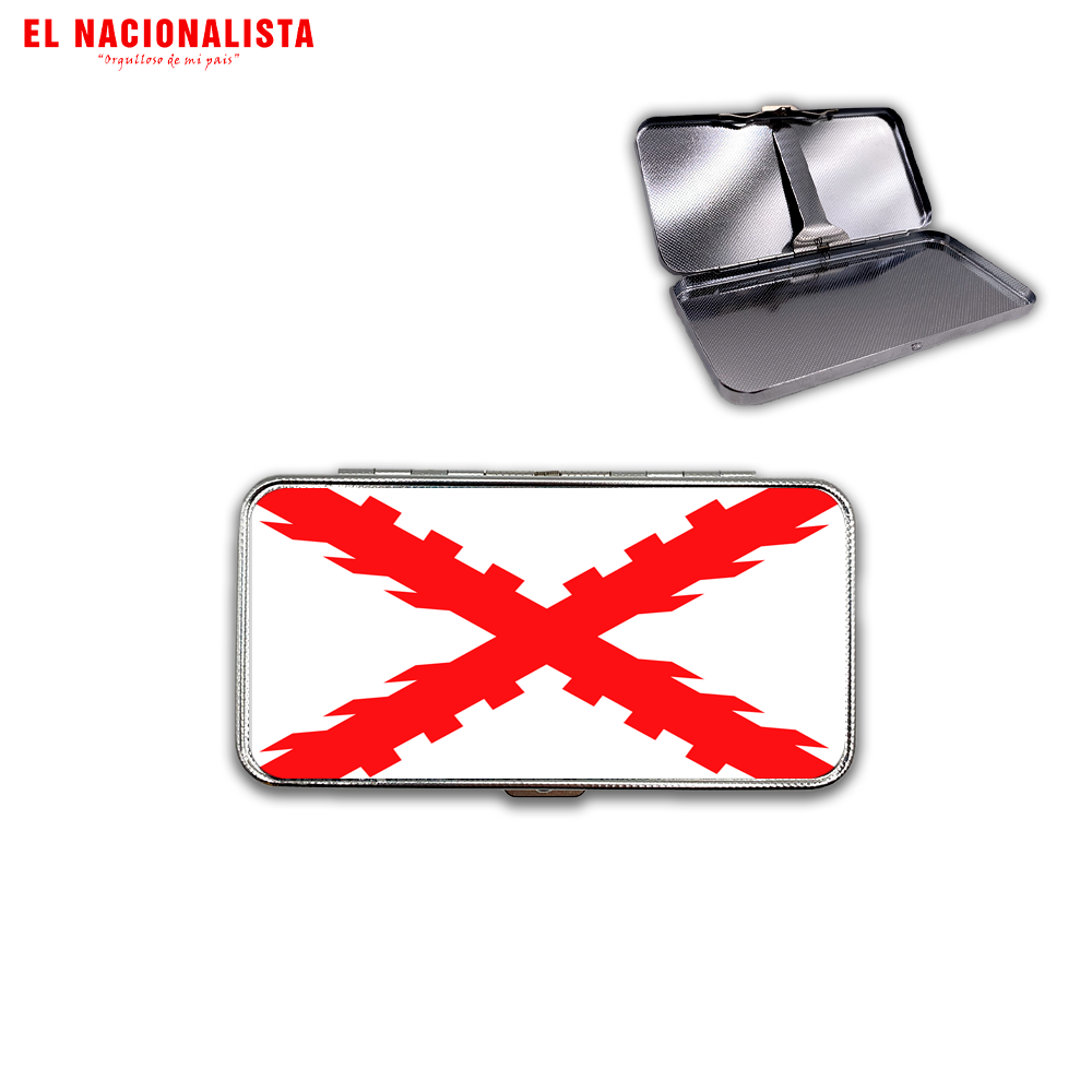 Pitillera Metálica Soy Facha – Estuche de Bolsillo Orgulloso de mi País