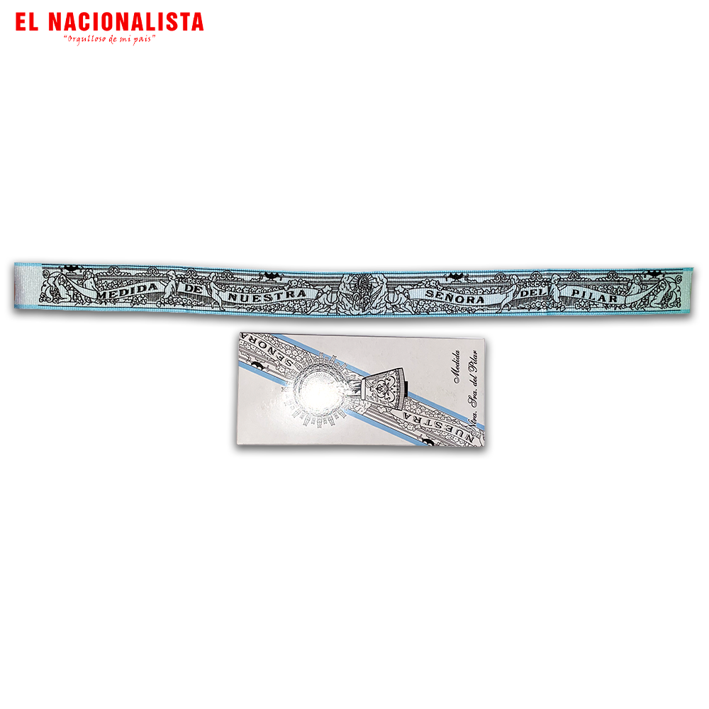 Pulsera Bordada Madrid – Celeste Claro